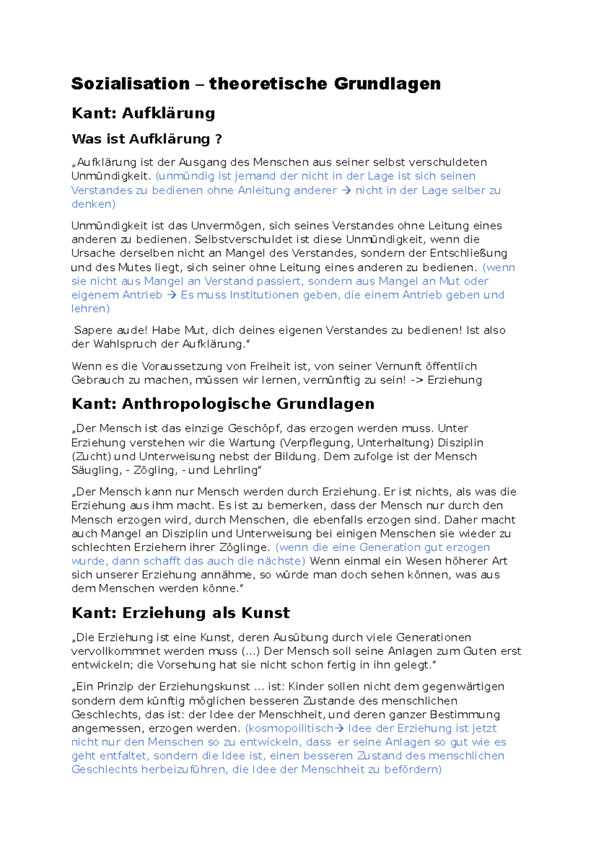 Sozialisation - Theoretische Grundlagen - Sozialisation – Theoretische ...