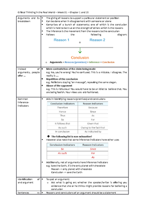 Chapter 3 - Evaluating Arguments - Thinking Things Through: An ...