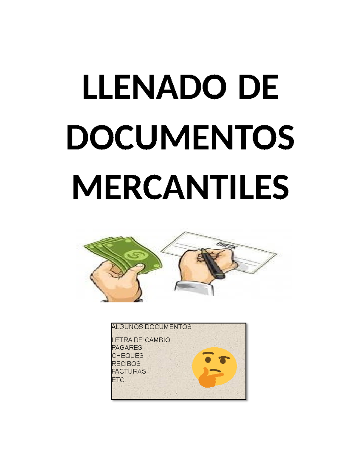 Letra de cambio - Trabajo - ALGUNOS DOCUMENTOS LETRA DE CAMBIO PAGARES ...