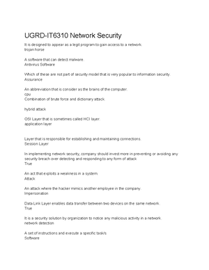 UGRD-IT6310 Network Security Prelim Exam - UGRD-IT6310 Network Security ...