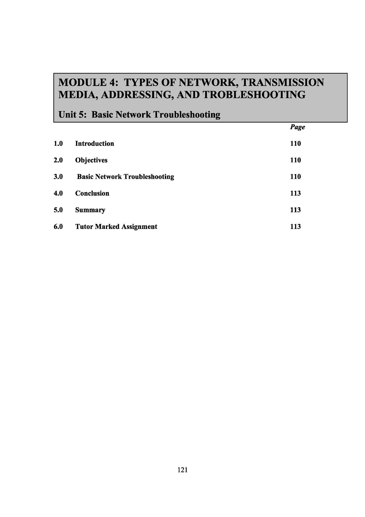 Module 4 Unit 5 Basic Network Troubleshooting - Computer Networks - Studocu