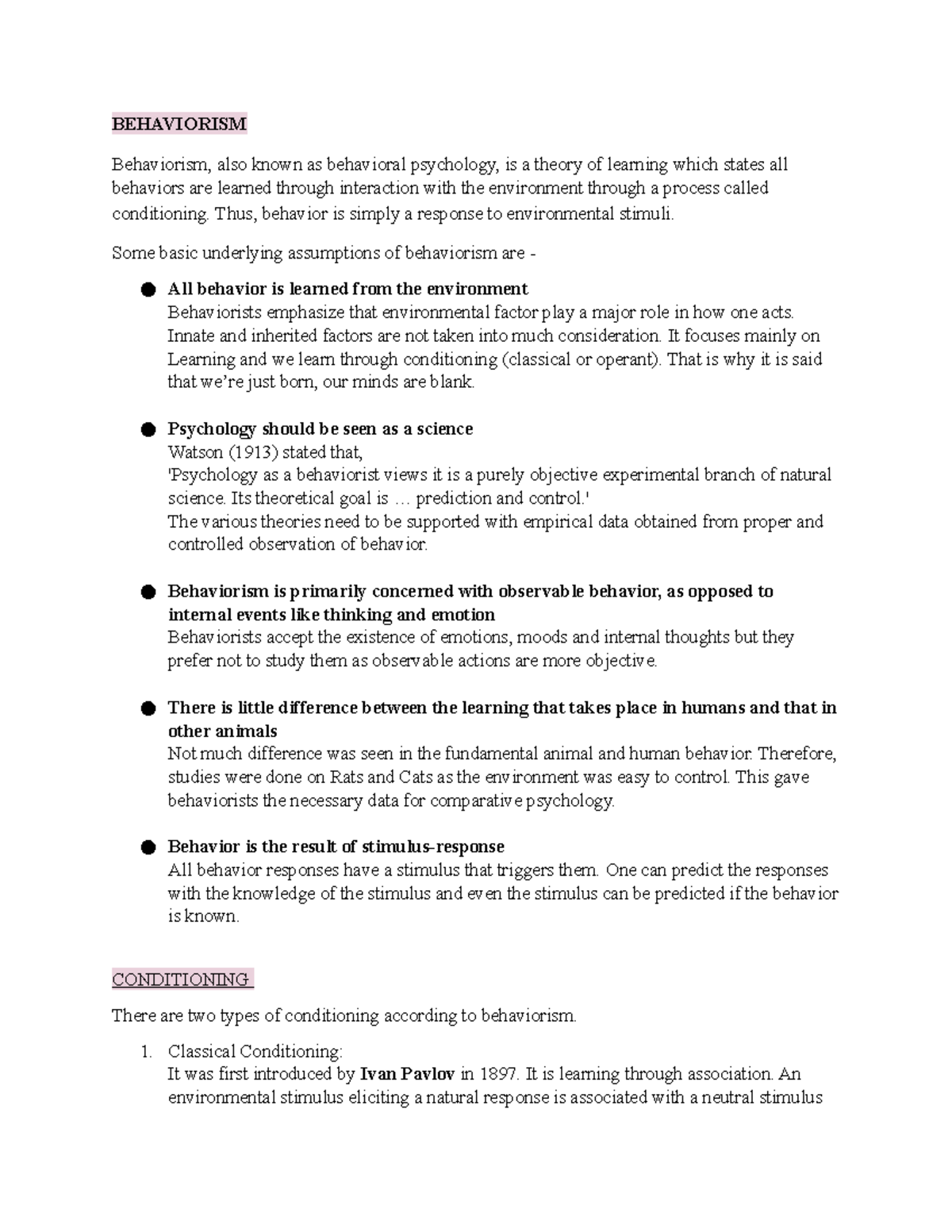 Mod4 - notes - Psychology - Christ University - Studocu