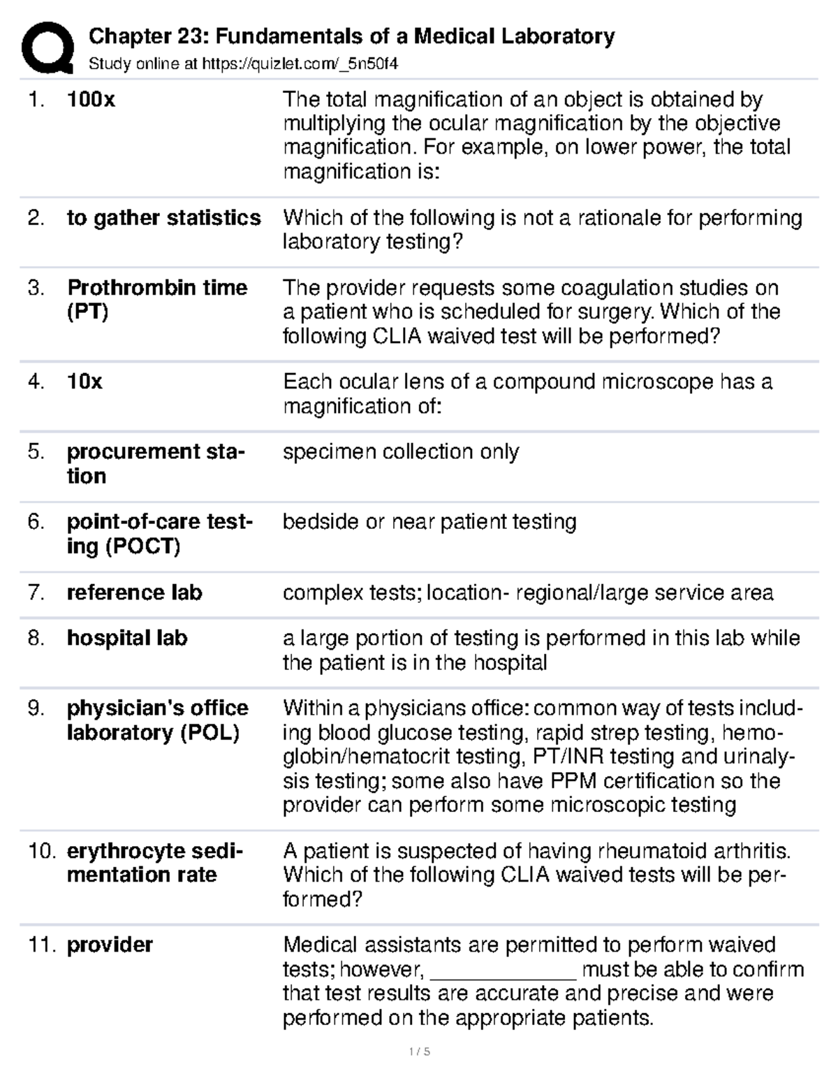 chapter-23-fundamentals-of-a-medical-laboratory-study-online-at