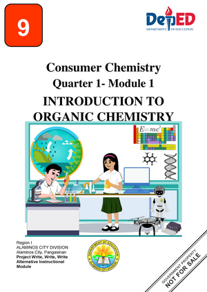 Consumer Chemistry 9 Module 3 Hydrocarbons - Consumer Chemistry Quarter ...