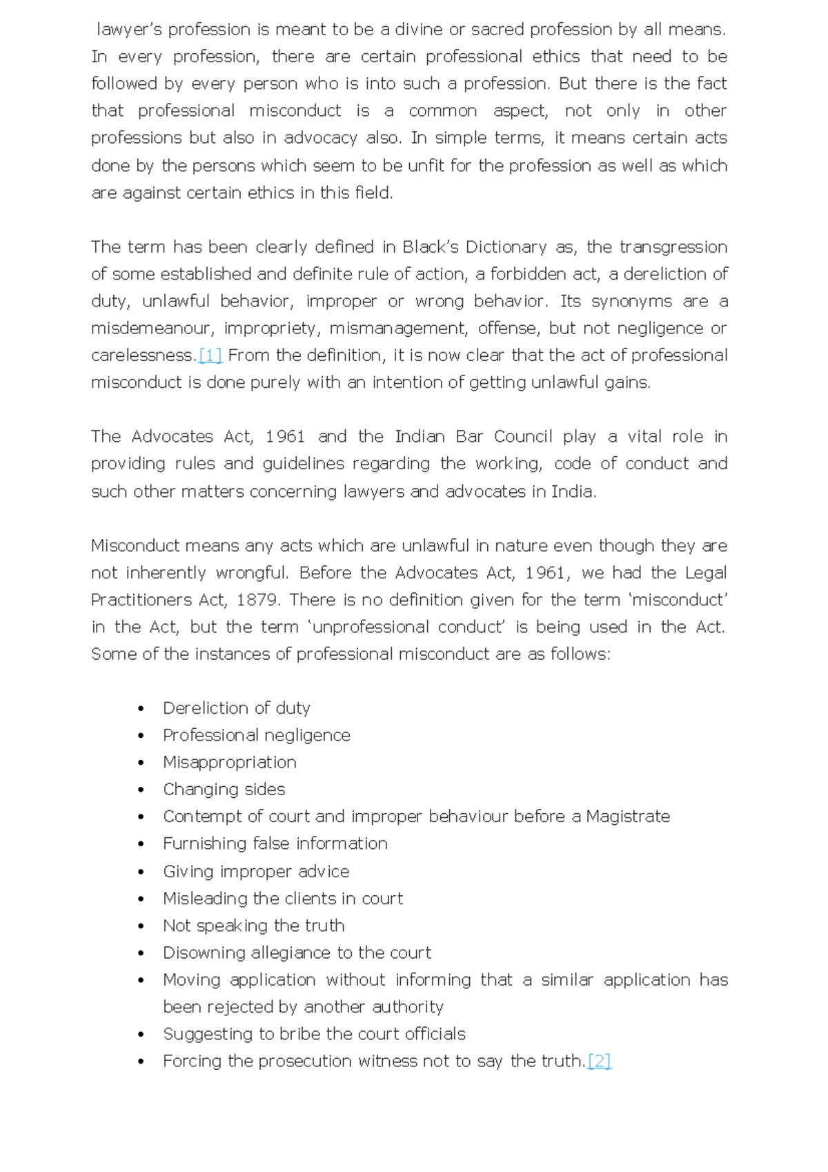 Ethics notes on Contempt of Court - lawyer’s profession is meant to be ...