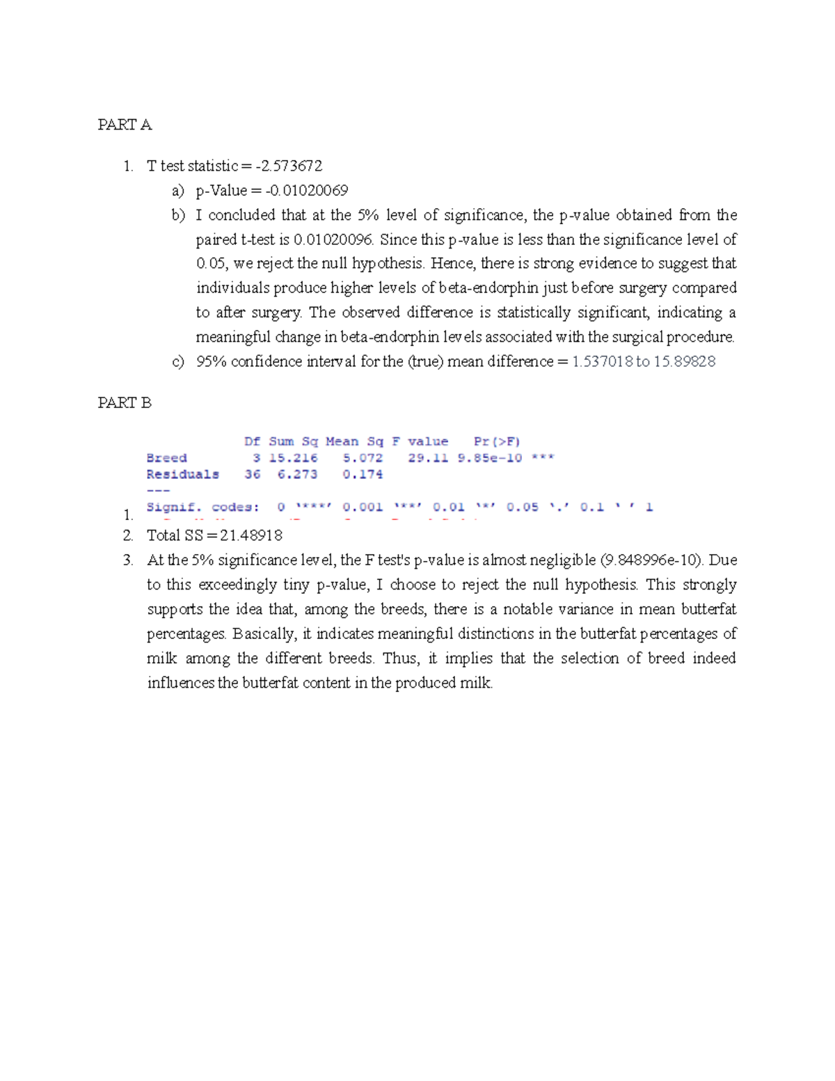 assignment 1 statistics