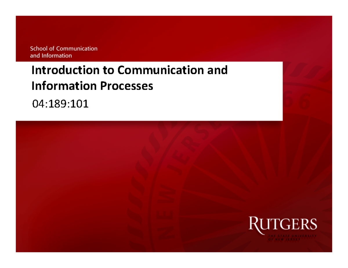 5. ICP Core - Comm - /ŶƚƌŽĚƵĐƚŝŽŶ ƚŽ ŽŵŵƵŶŝĐĂƚŝŽŶ ĂŶĚ /ŶĨŽƌŵĂƚŝŽŶ ...