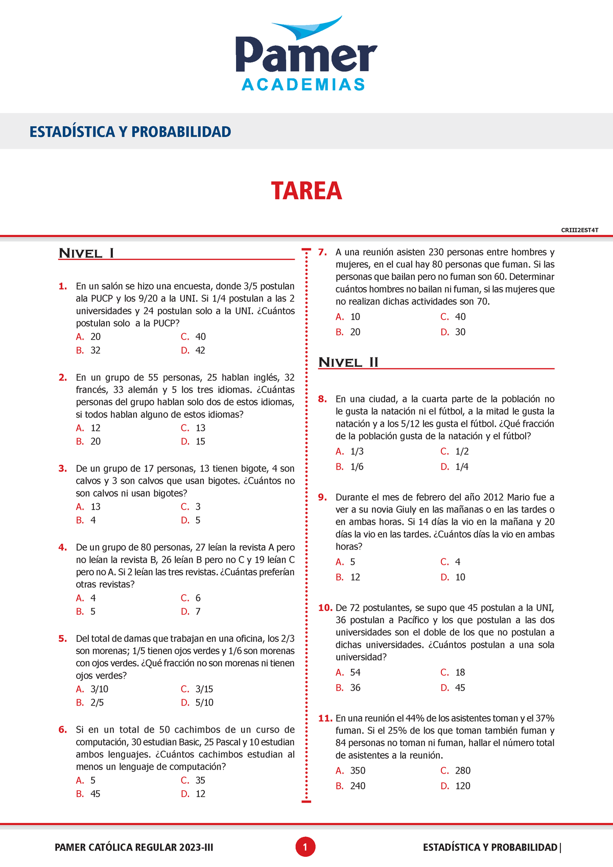 Tarea 2 Estadística - Sssd - 1 ESTADÍSTICA Y PROBABILIDAD| TAREA ...