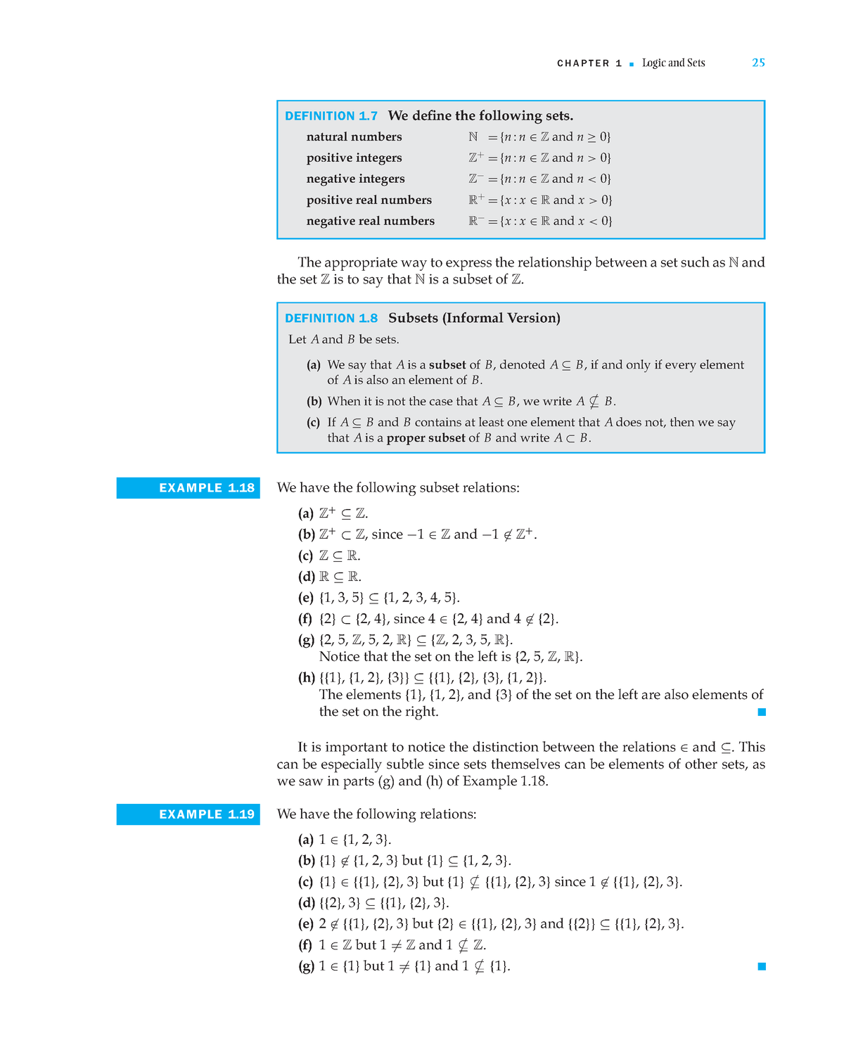 Logic Theory And Sets C H A P T E R Logic And Sets Definition We Define The Following