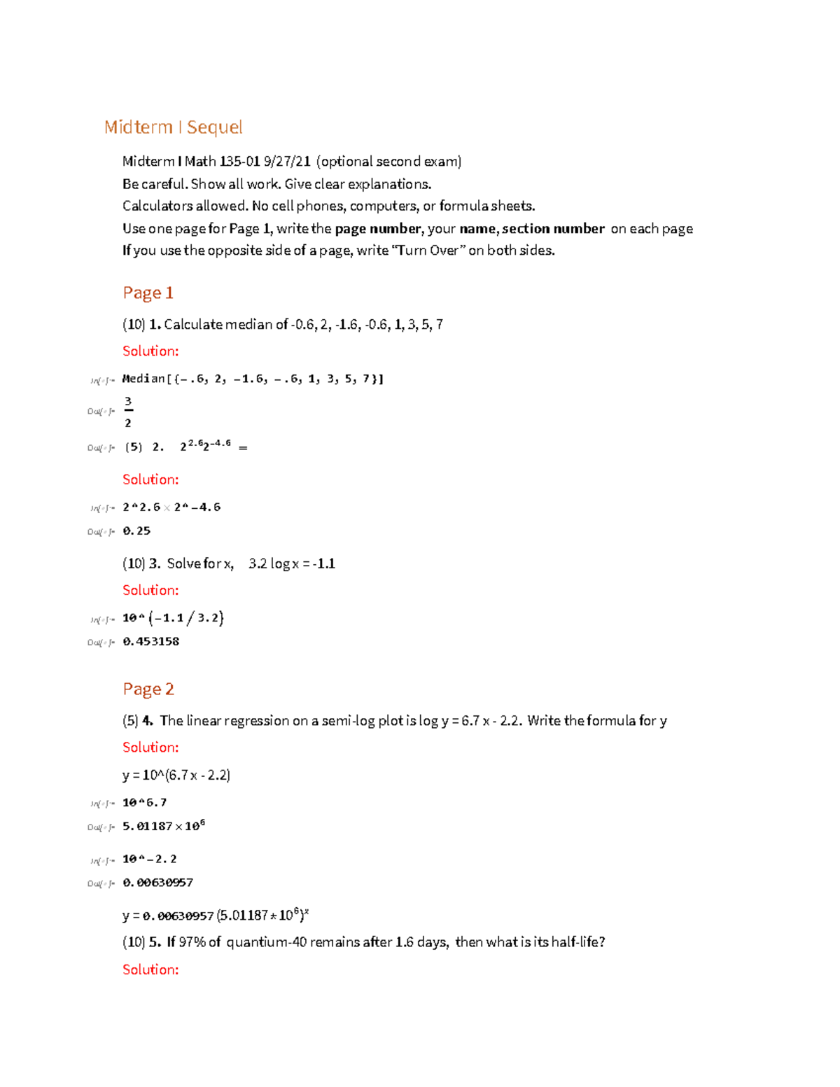 Z Midterm 1 B Solutions - Unit 1 Practice - Midterm I Sequel Midterm I ...