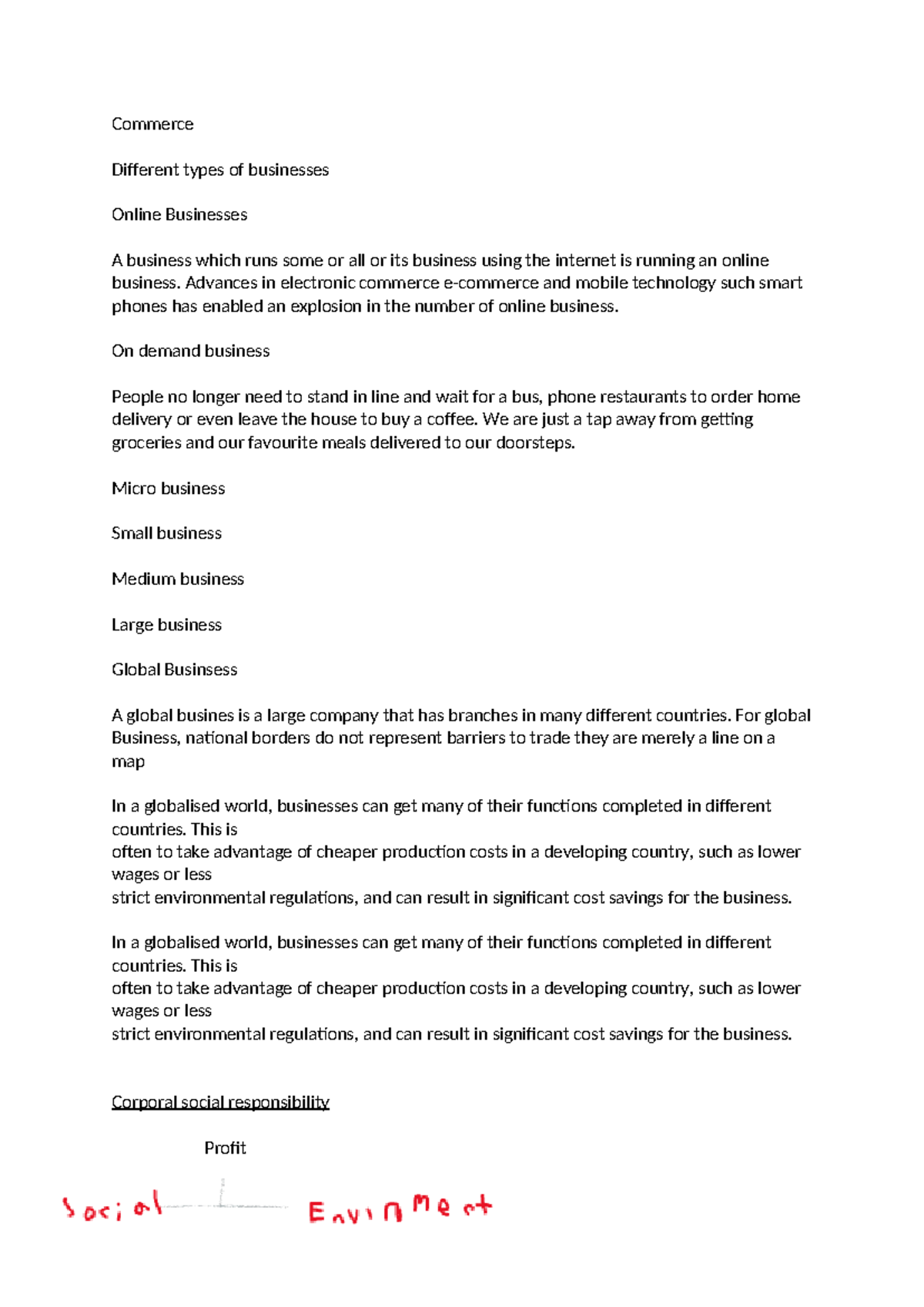 Commerce - this is good - Commerce Different types of businesses Online ...