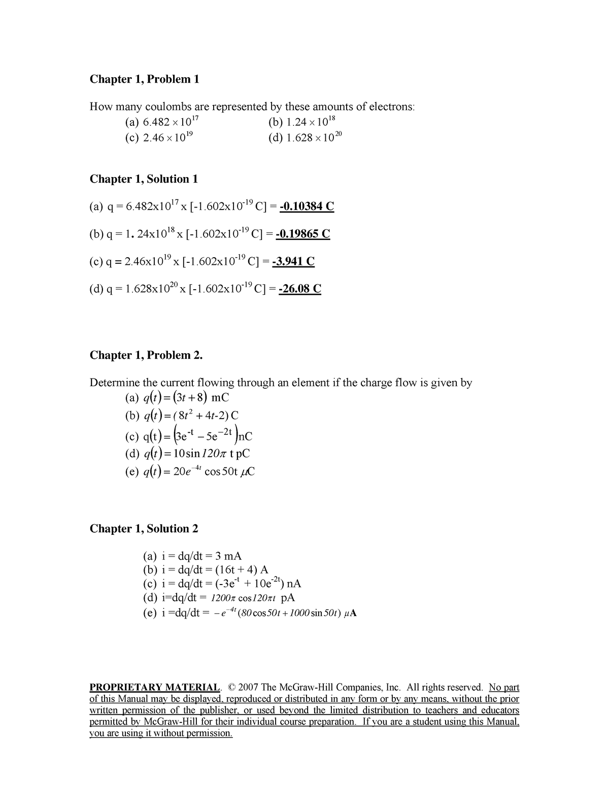 Chapter 01 - This Is A Solution Manual For The 5th Edition Of The ...