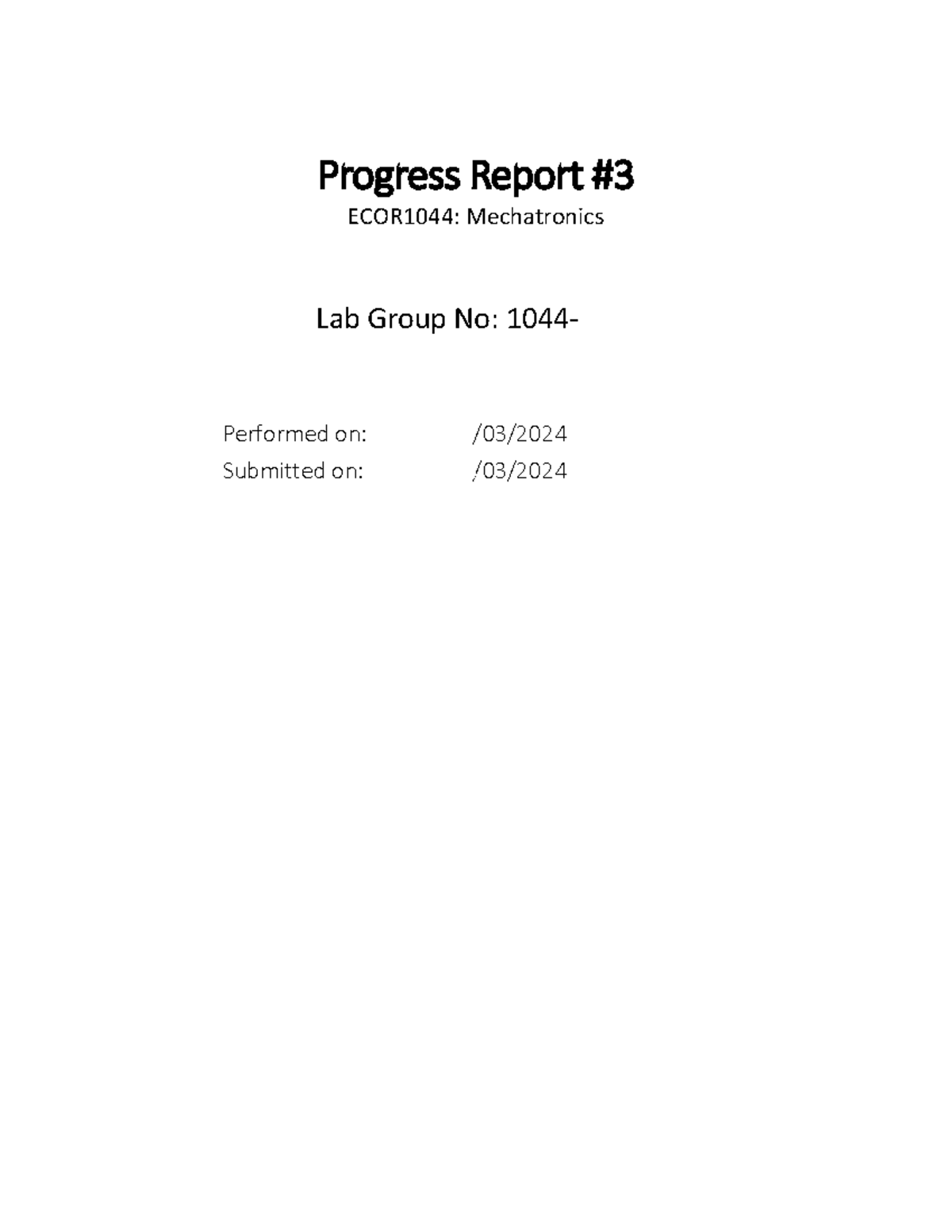 Progress Report 3 - [3] They are useful for running DC motors because ...