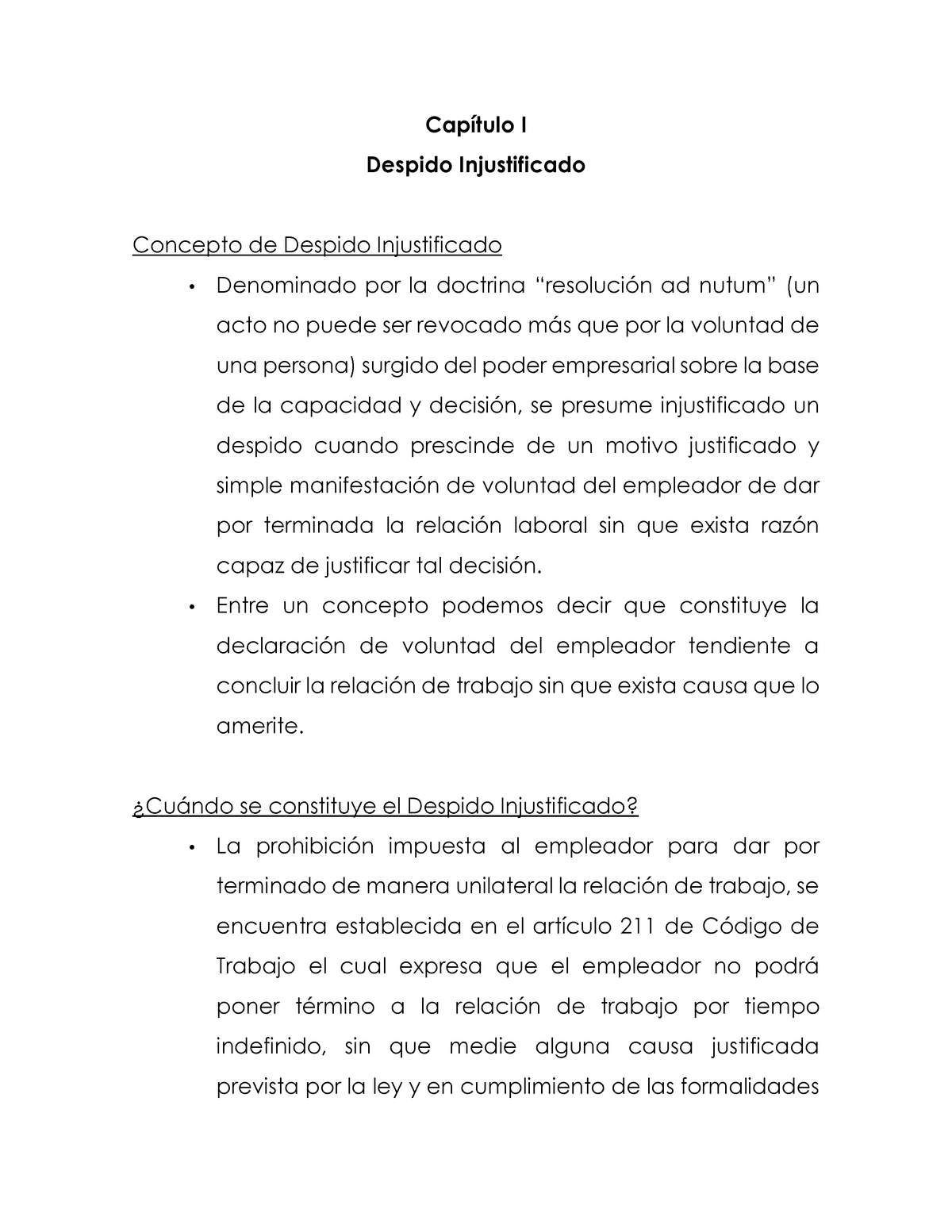 Arriba Imagen Modelo Carta De Despido Injustificado Reverasite