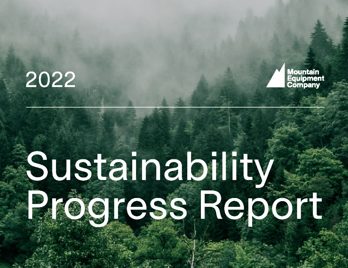 2022 MEC Sustainability Progress Report - English - 2022 Sustainability ...