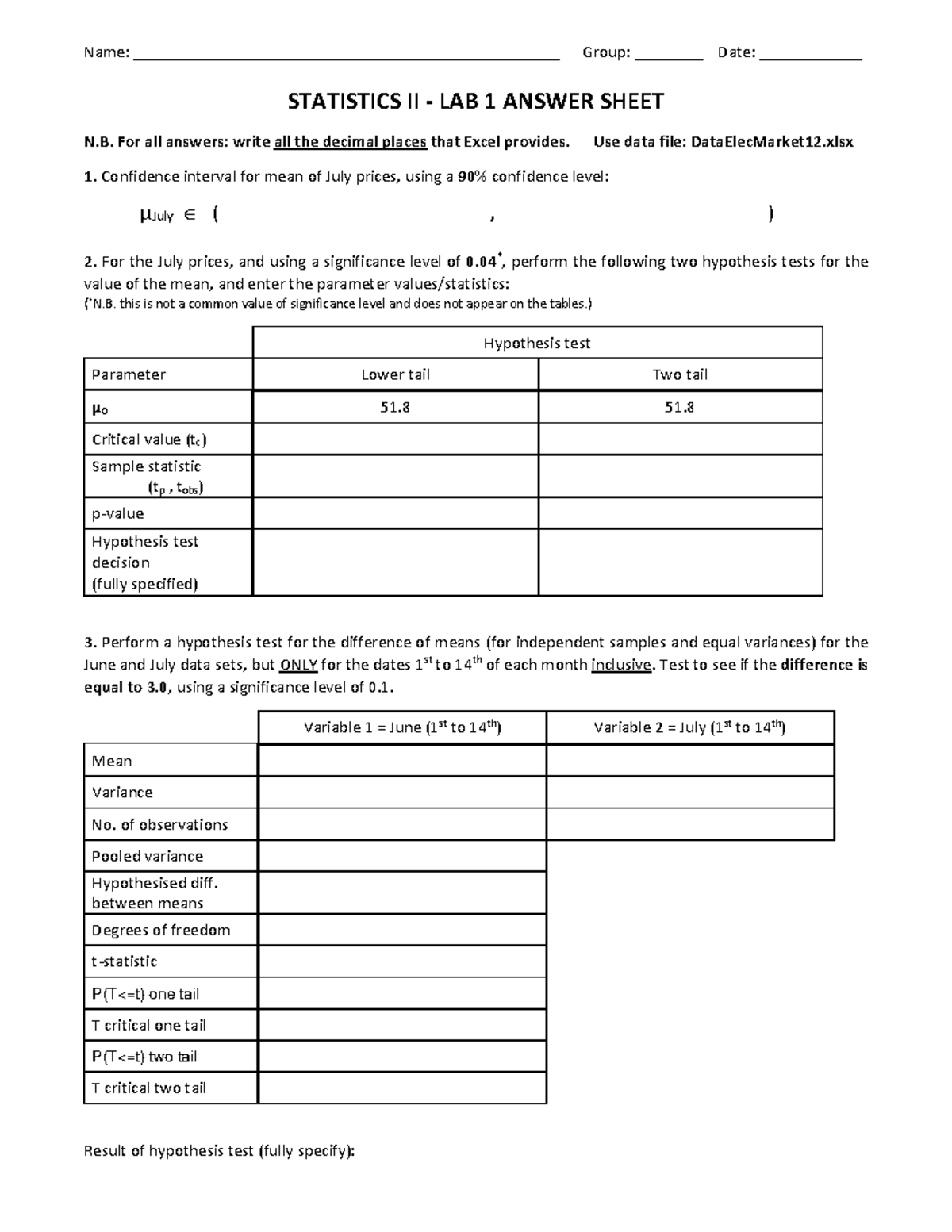 LAB1 answersheet - Respuestas del laboratorio de estadistica en ingles ...