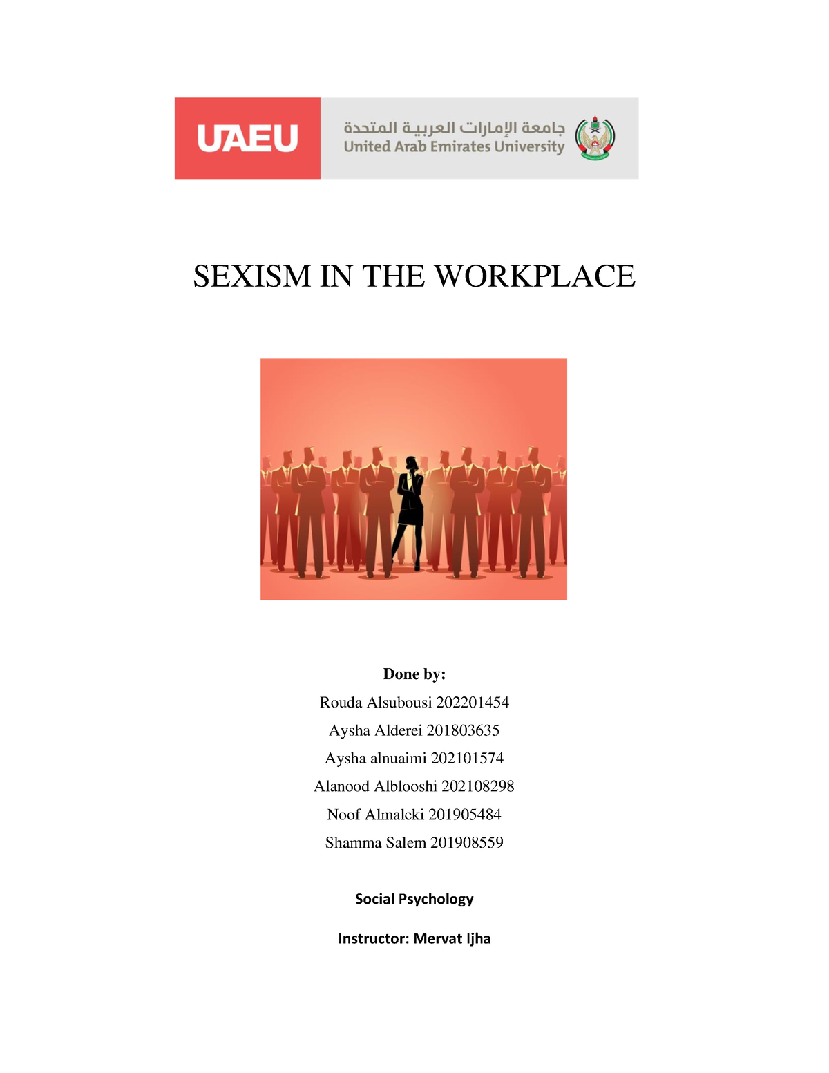 sexism in workplace essay