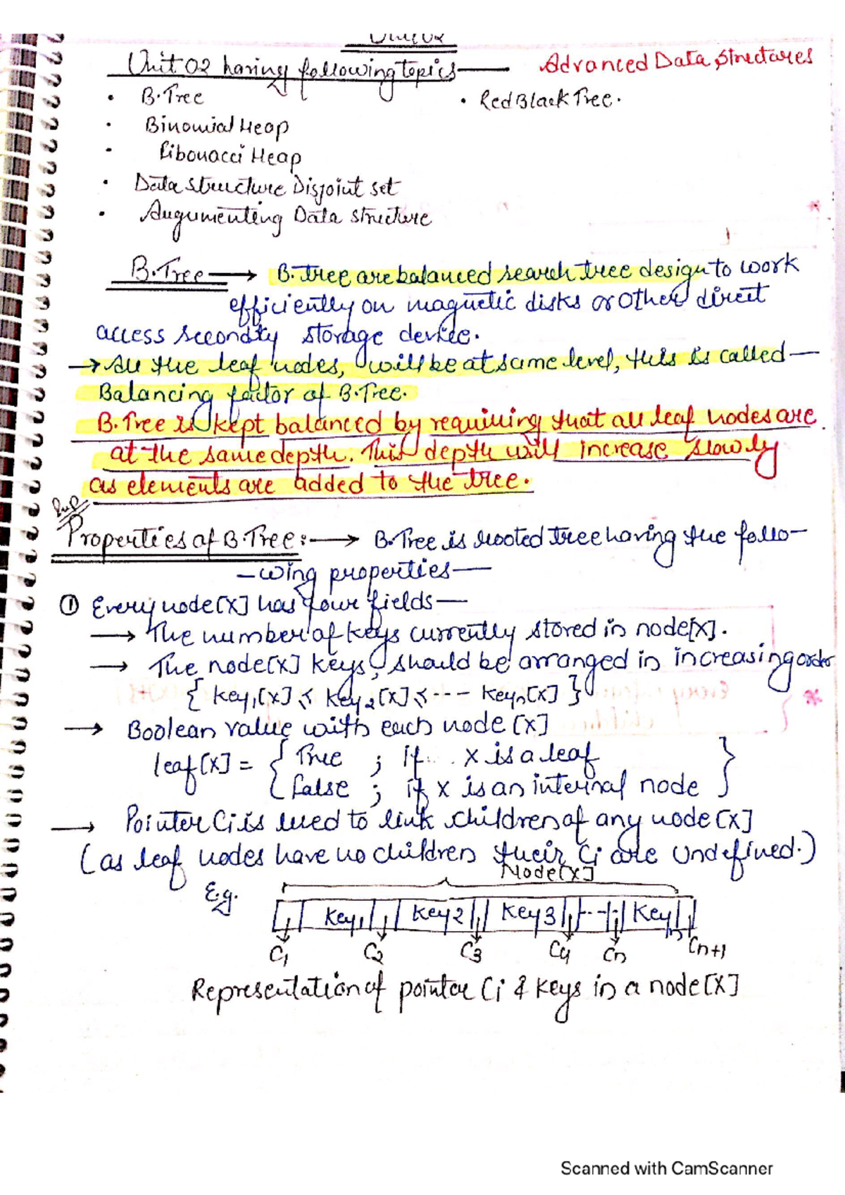 Advance data structures in c class notes - Data Structure Using C - Studocu