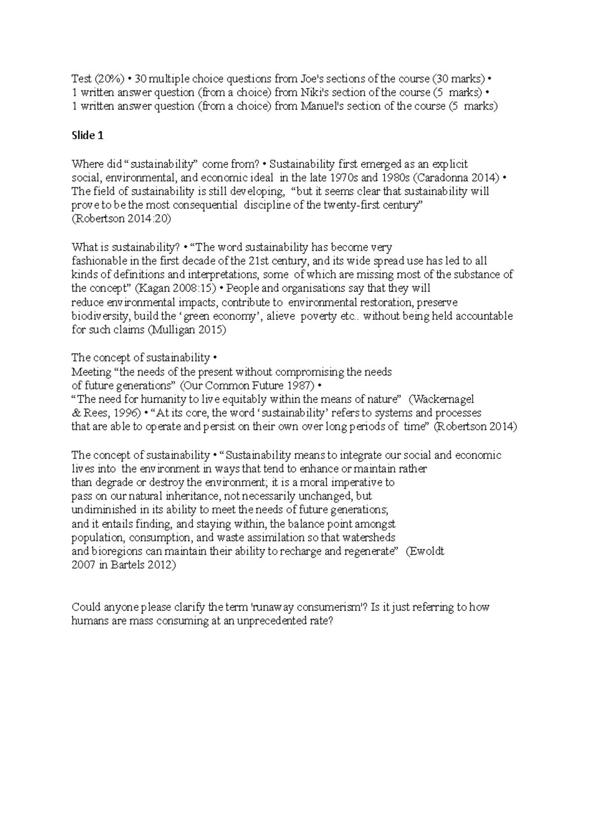 Testnotes - Notes for studying and revision work for this topic. - Test ...
