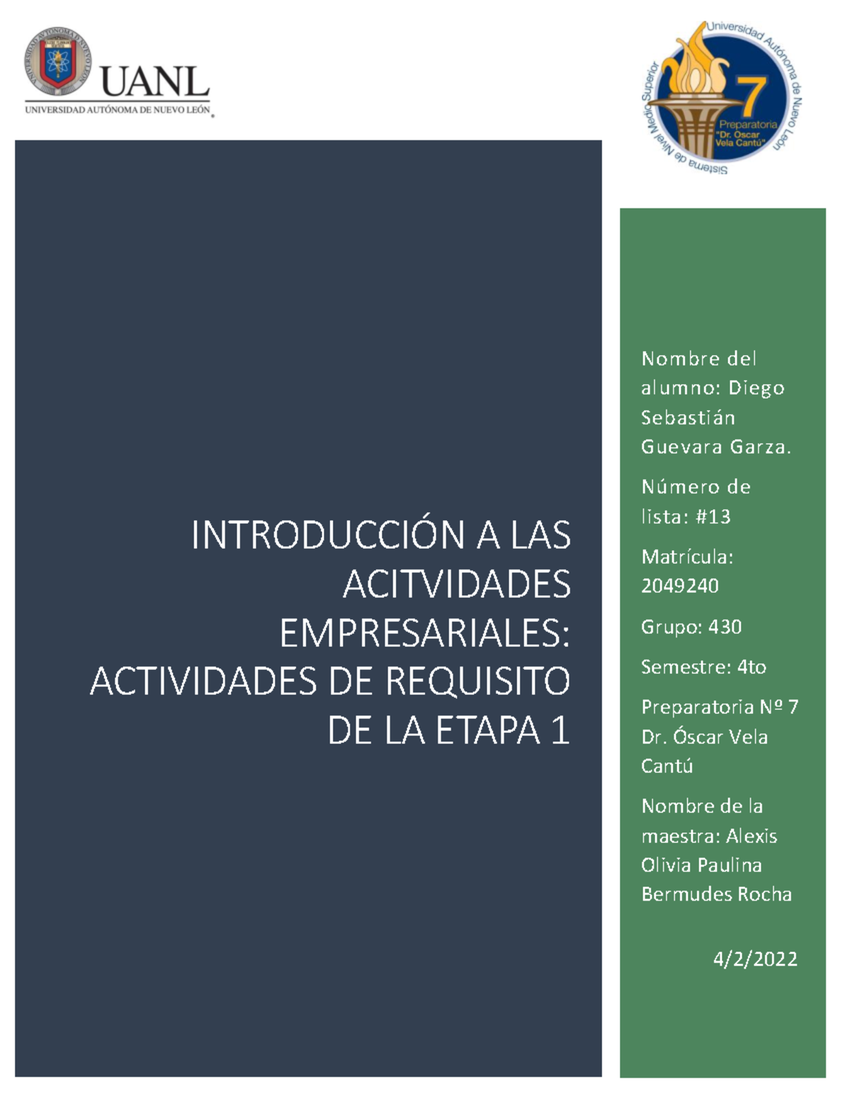 DSGG Etapa 1 430 IAE AR - INTRODUCCIÓN A LAS ACITVIDADES EMPRESARIALES ...