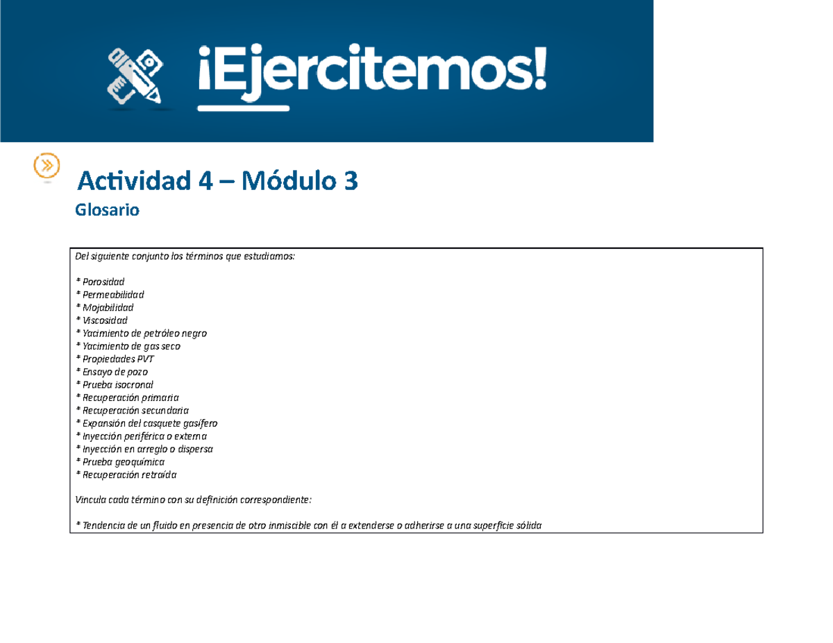 Actividad Practica Integradora 4 M3 Modelo (7) Geologia 2 - Actividad 4 ...