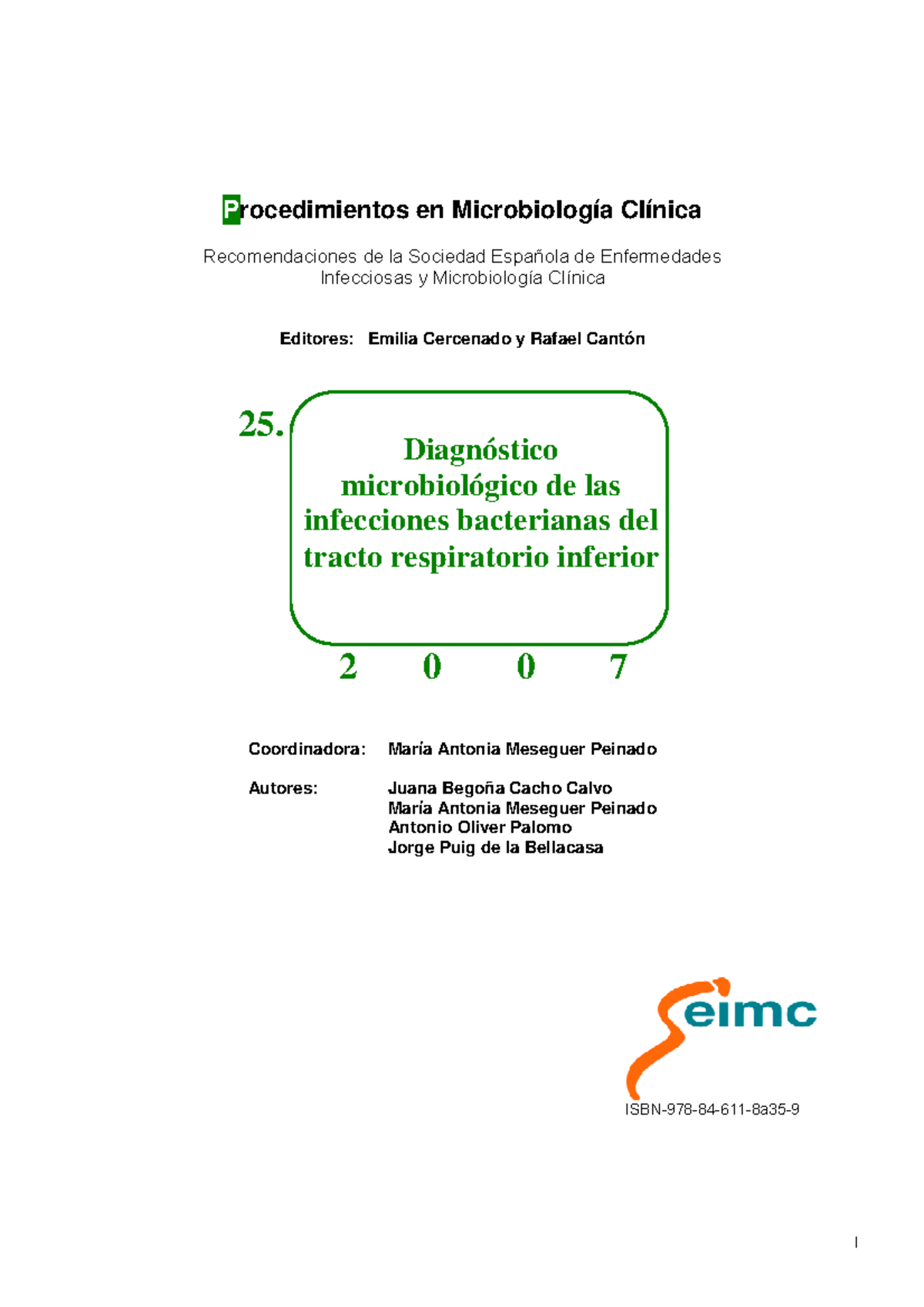 Seimc-procedimientomicrobiologia 25 - I Procedimientos En Microbiología ...