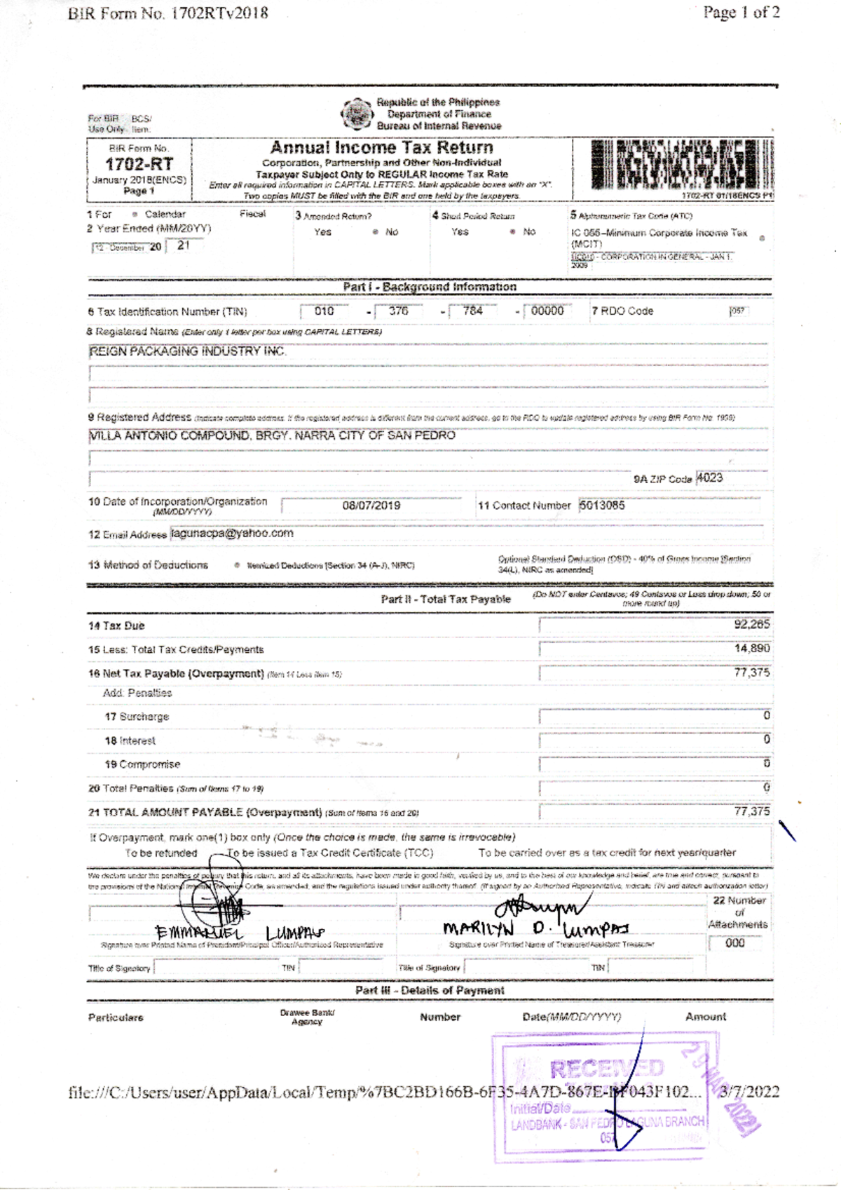 Img20220720 14500547 - accounts - Statistics - Studocu