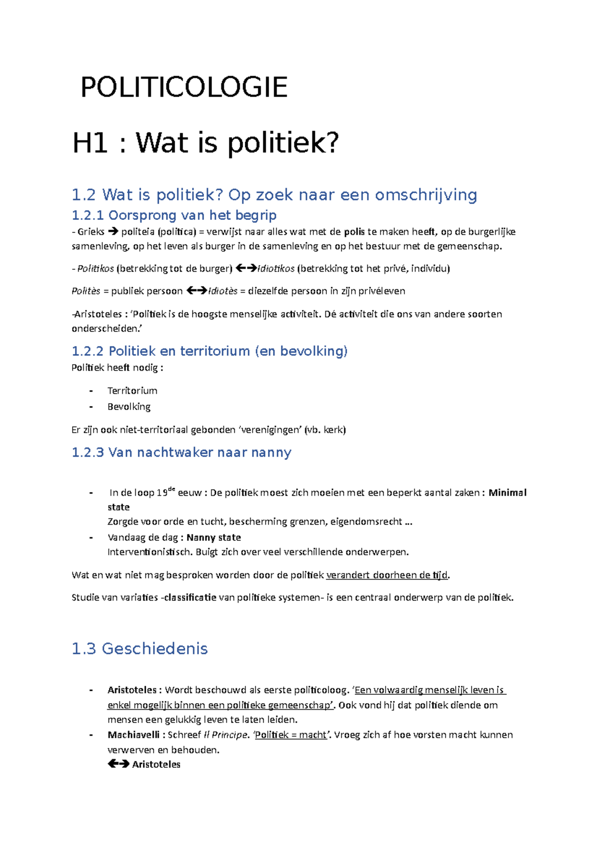 Politicologie - Samenvatting Een Plattegrond Van De Macht: Inleiding ...