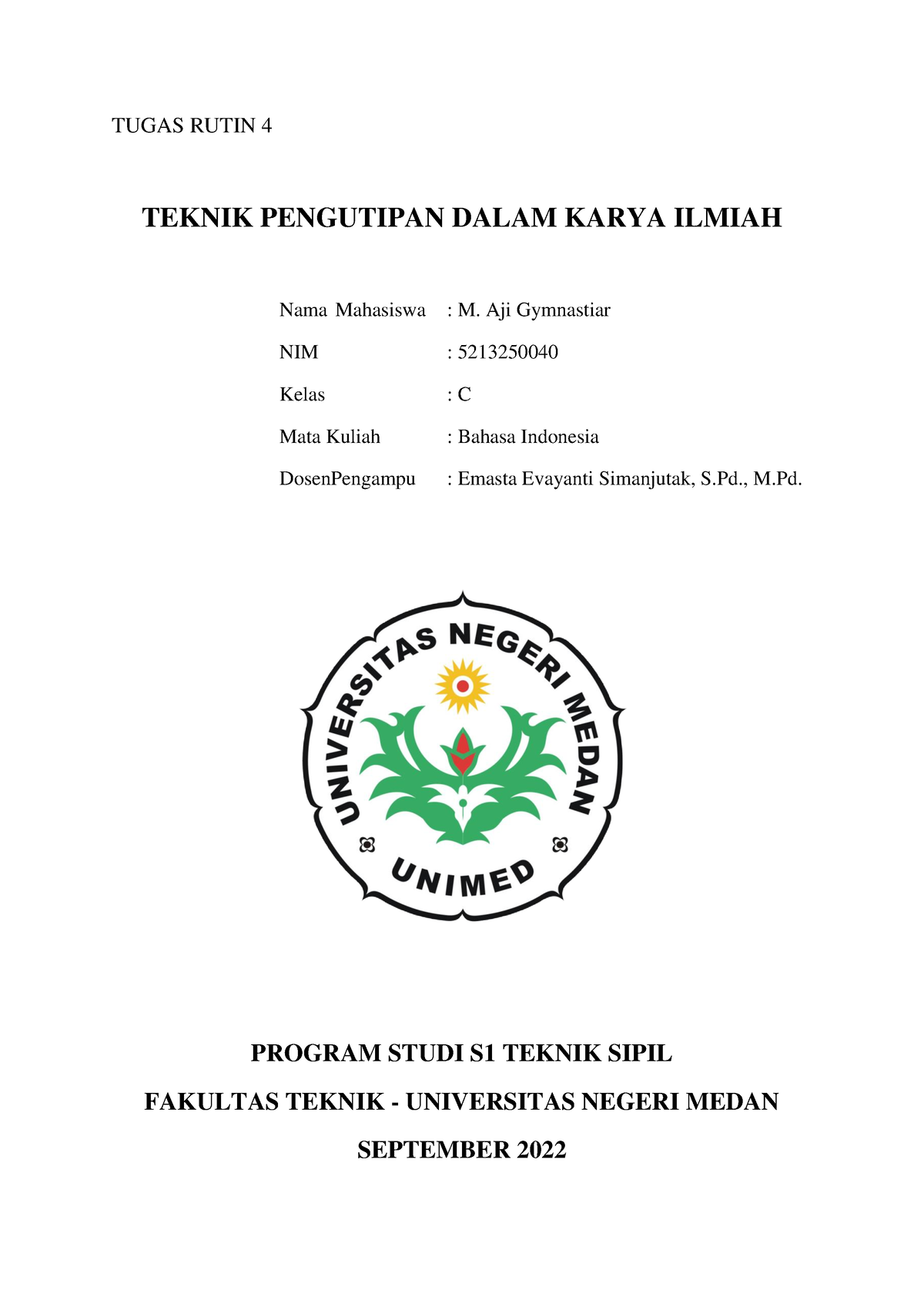 M 20aji 20gymnastiar C 2021 B Tugas Rutin 4 Teknik Pengutipan Dalam