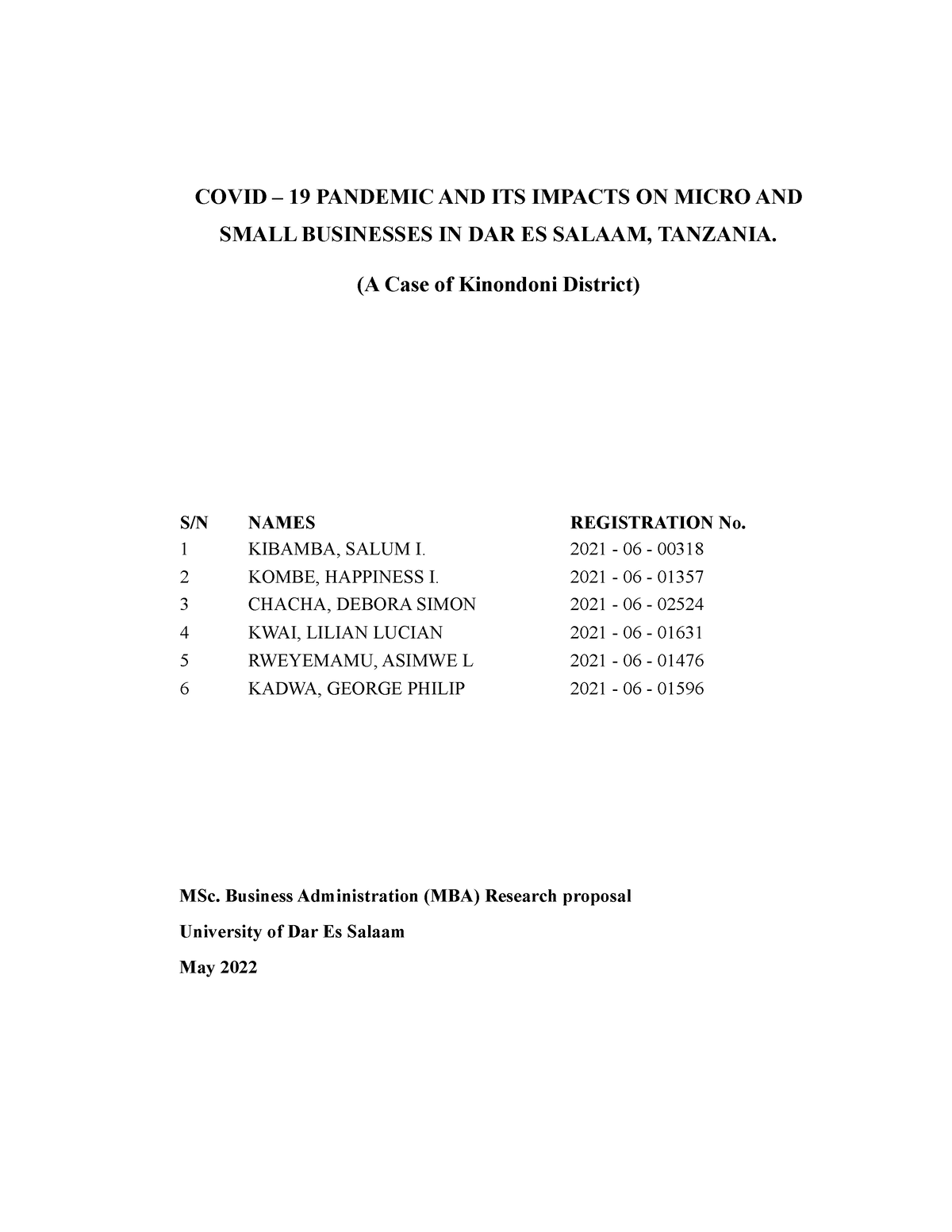 ncw research proposal 2022