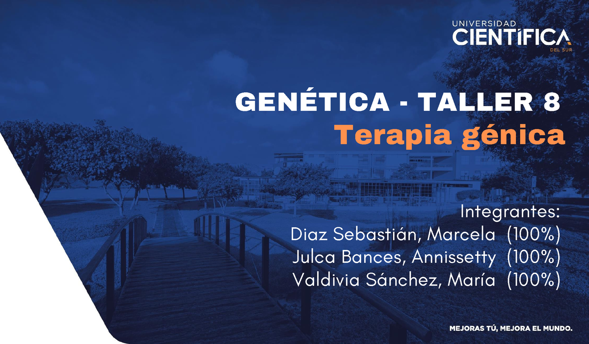 Genética Taller N°8 ...