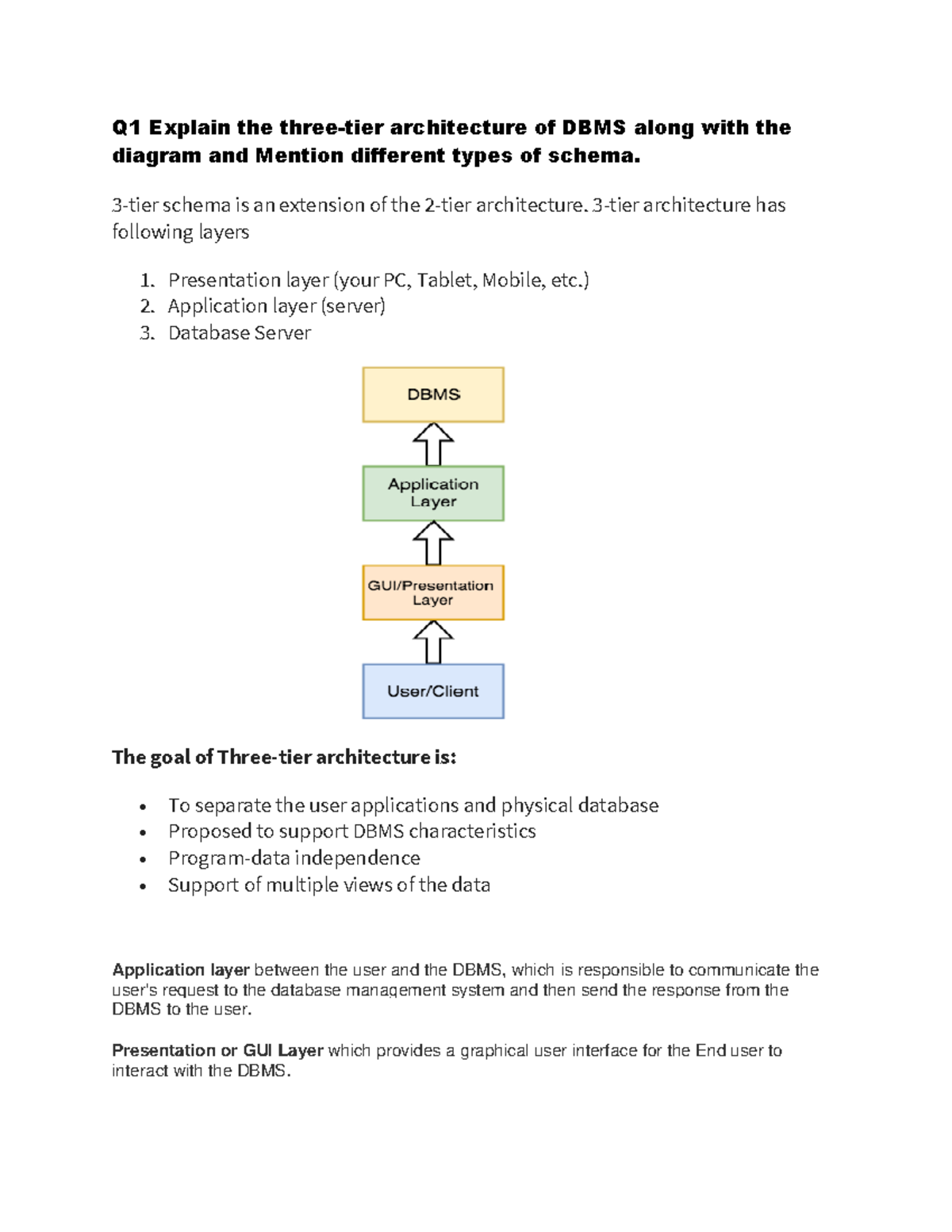 Assignmentdbms Report Q1 Explain The Three tier Architecture Of assignmentdbms-report-q1-explain-the-three-tier-architecture-of