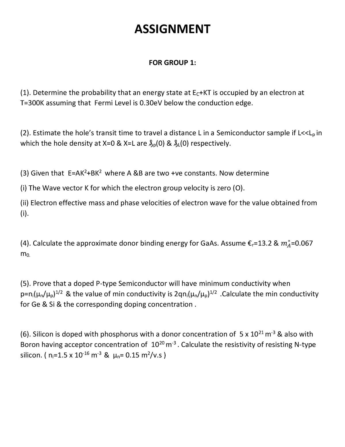 Problem Sheet Chapter 1 Studocu