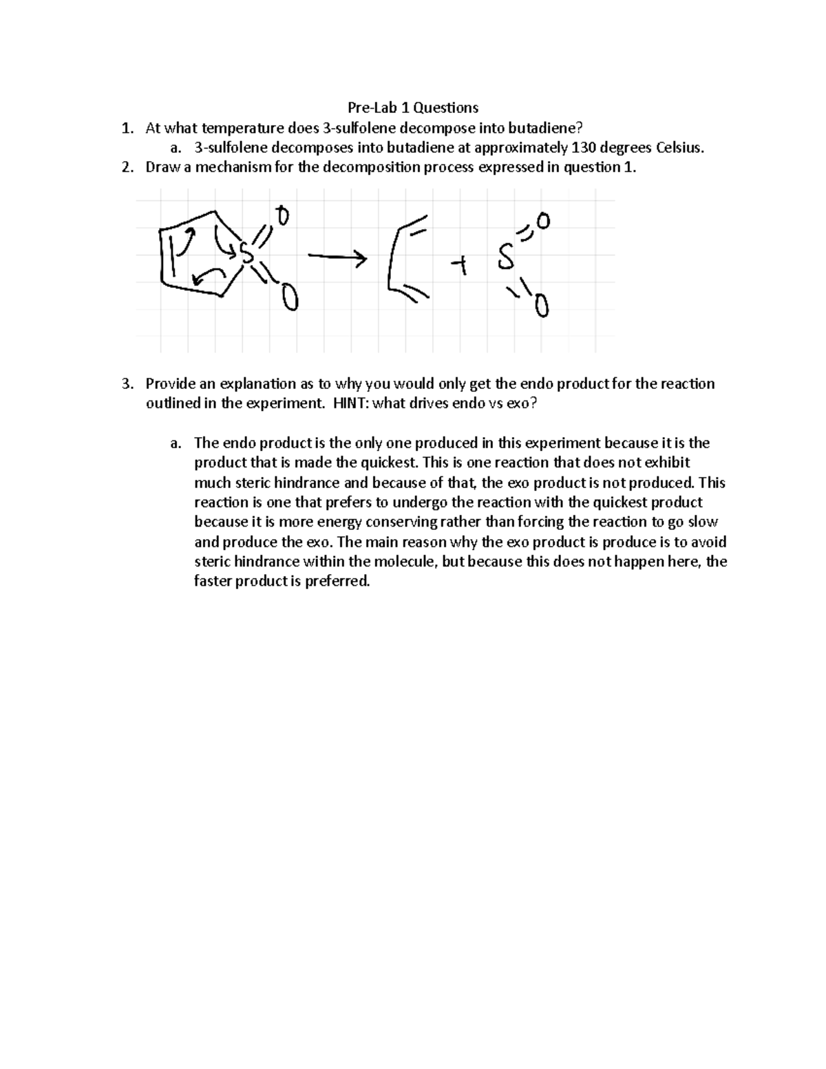 Pre lab 2 questions - introduction to the first lab of the year. it is ...