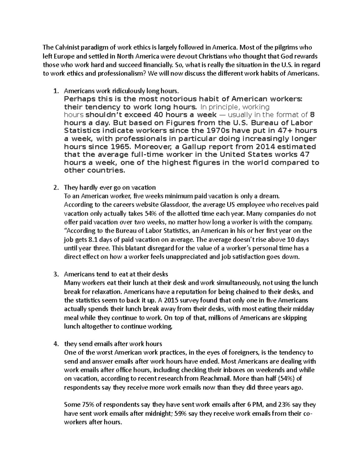 Document 3 - Freight - The Calvinist paradigm of work ethics is largely ...