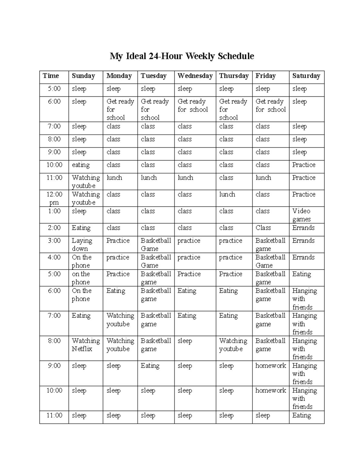 My Schedule Cvs 10 - 16fu0n8
