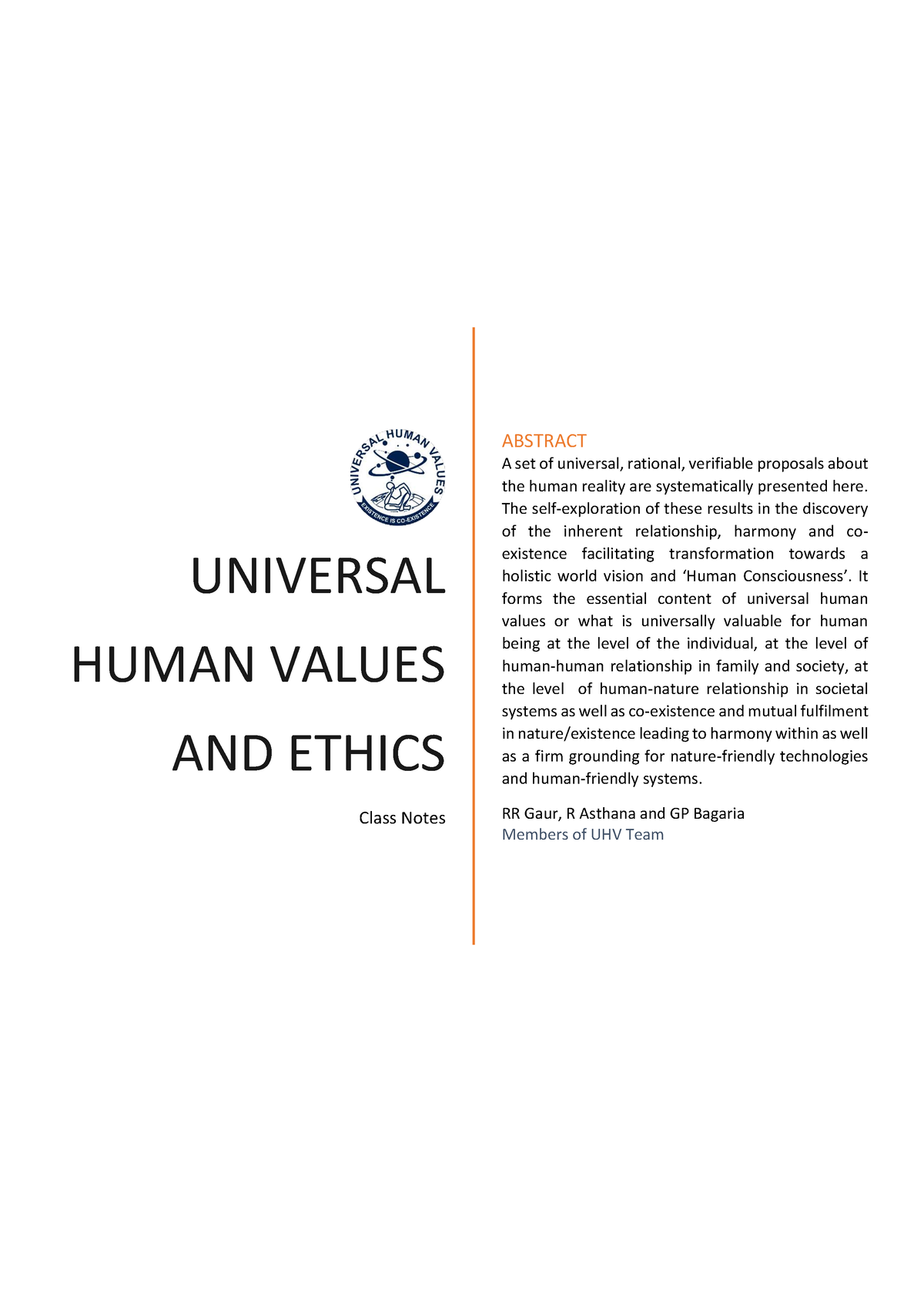 research paper human values