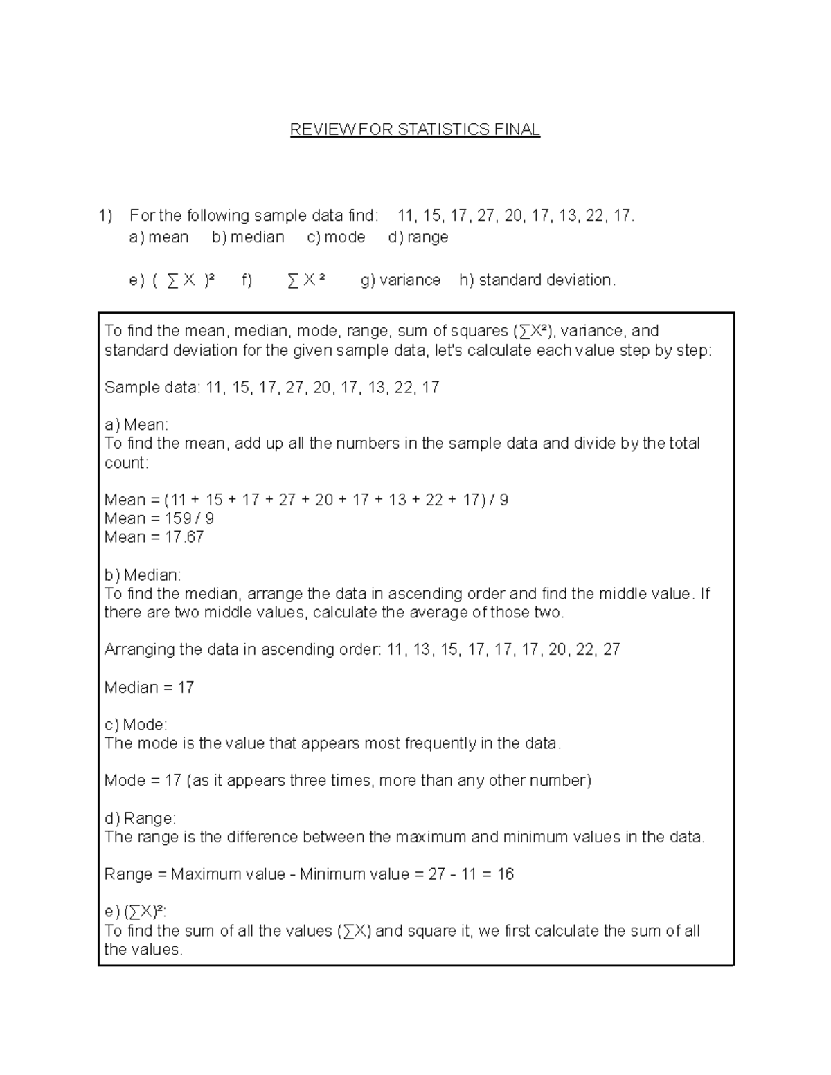 stats-review-notes-review-for-statistics-final-for-the-following