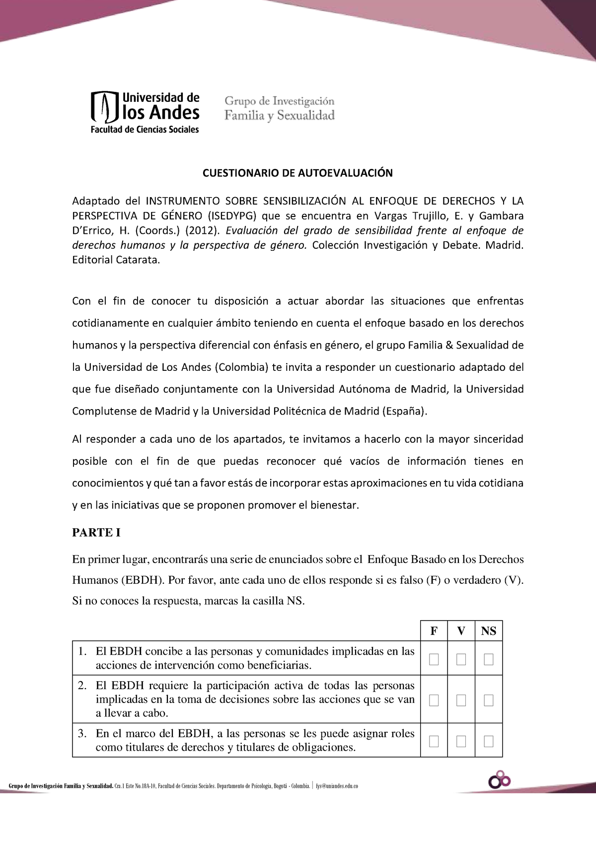 Cuestionario-DE- Autoevaluaci Udelosandes Perspectiva Dhumanosygenero ...