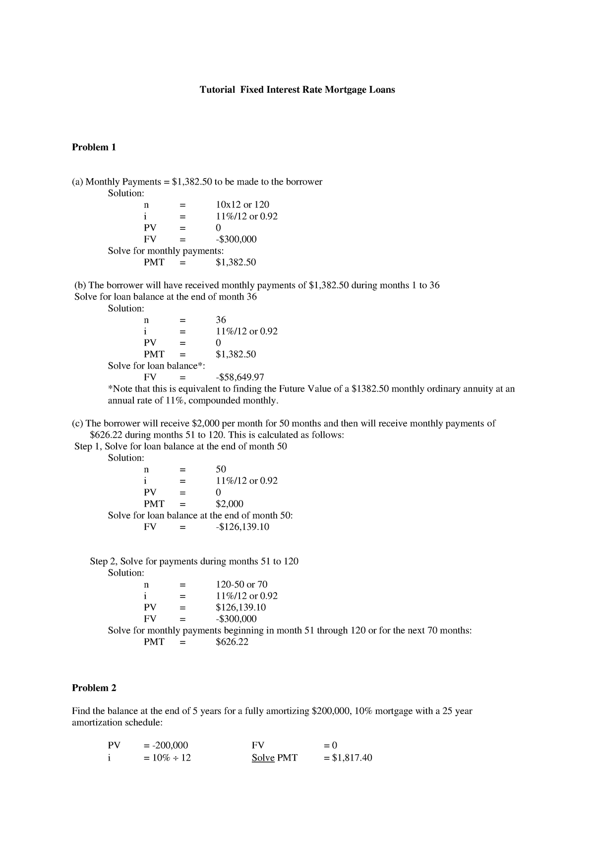 tutorial-8-fixed-interest-rate-mortgage-loans-tutorial-fixed-interest