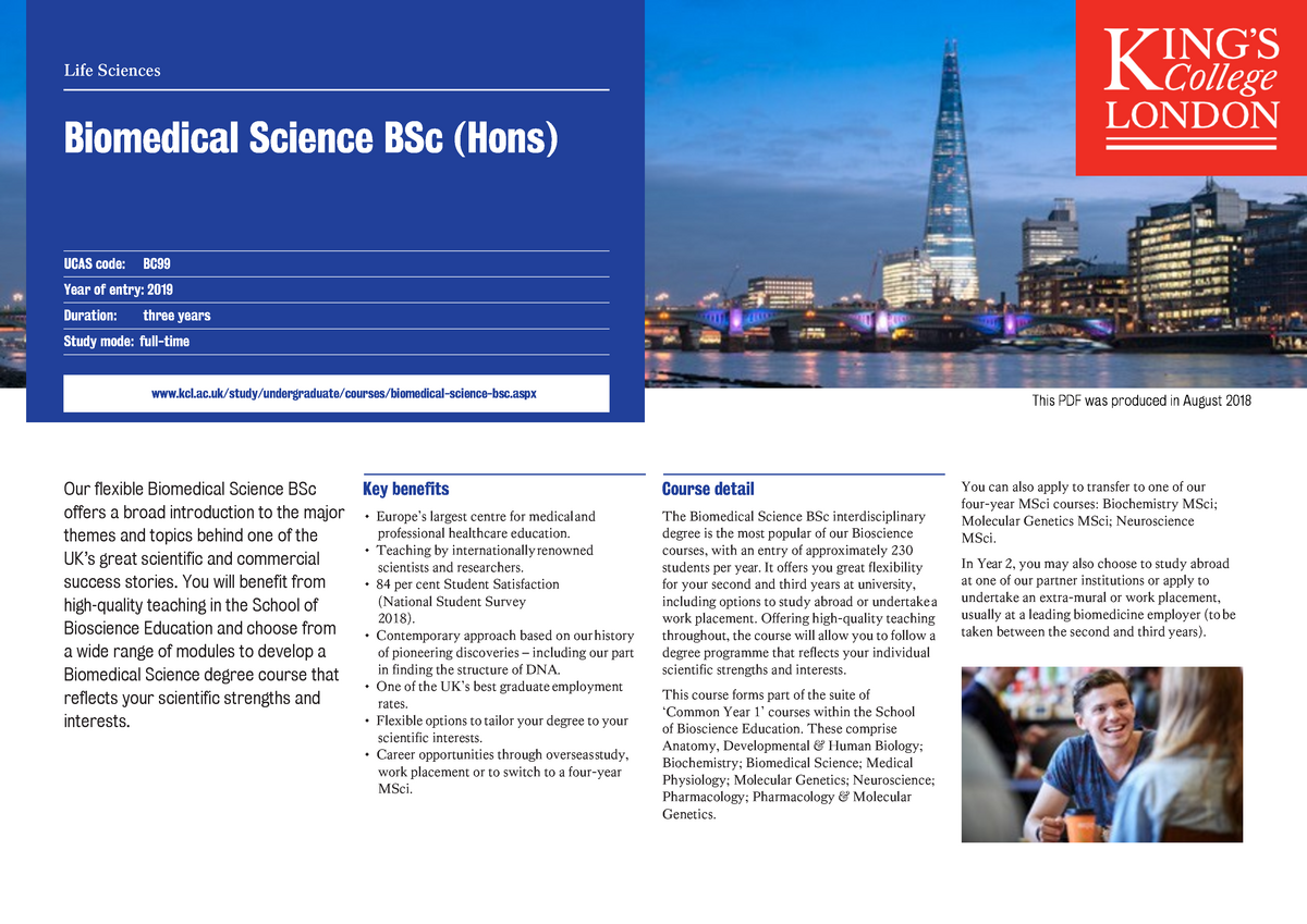 ucas personal statement biomedical science