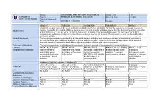 SHS Handouts and Workshop Template - Mapping of Required Skills to ...