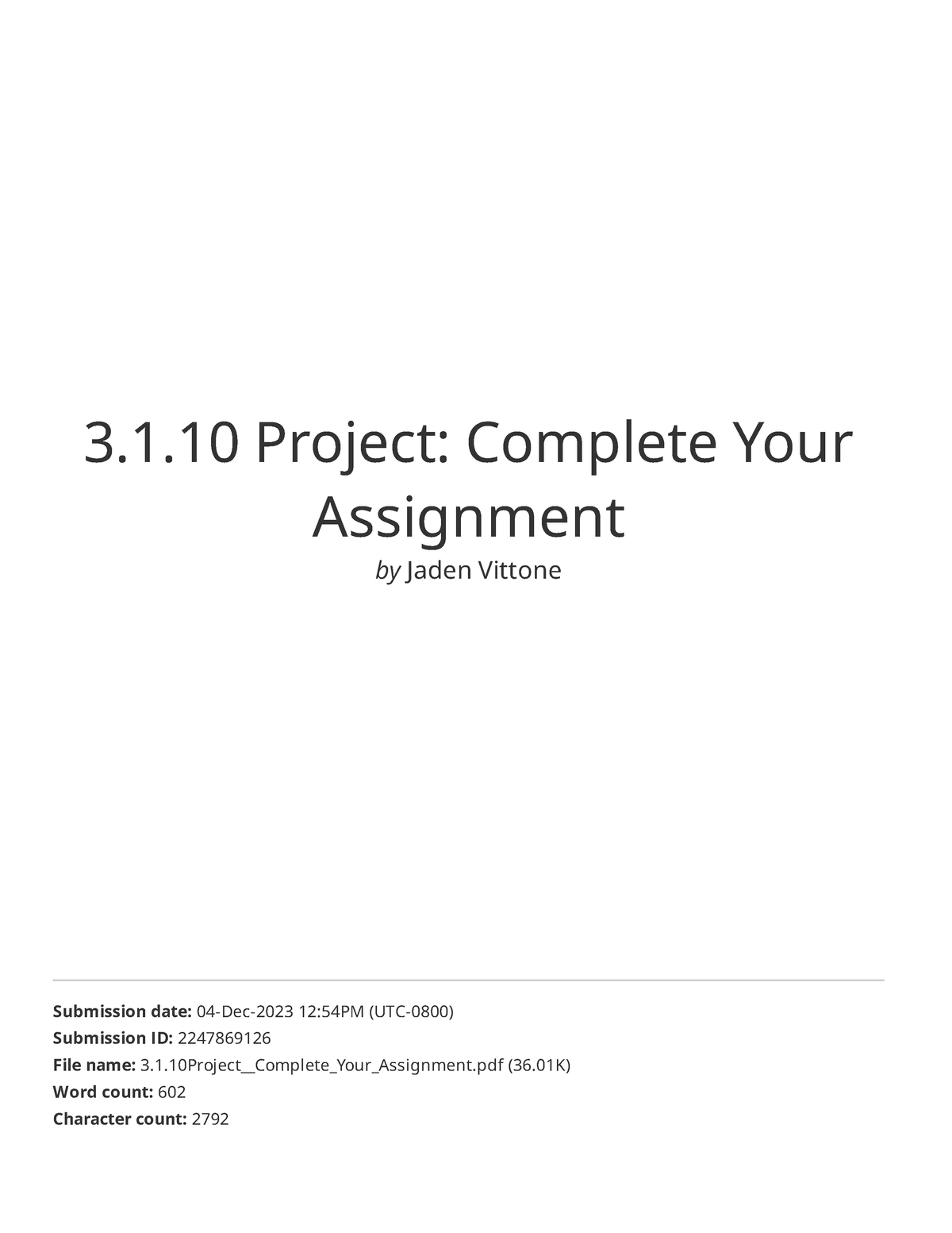 4.3.9 project complete your assignment