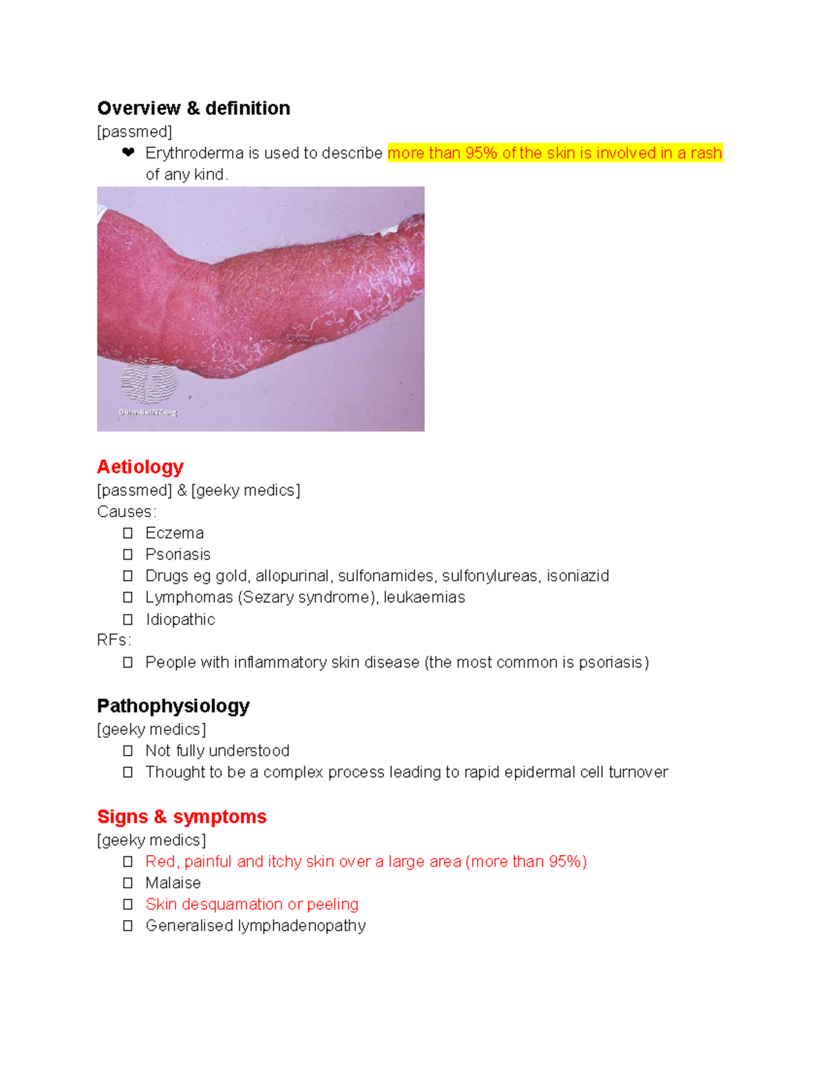 Erythroderma - Medicine And Surgery / Dermatology - Overview ...