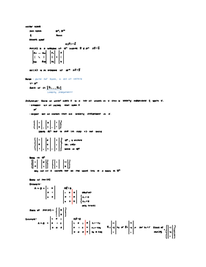 18. Determinants, Vector Spaces, Subspaces - vectorspaces let ...
