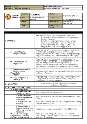 Module-4 Week-6 SPED Performance task - LSPU Self-Paced Learning Module ...