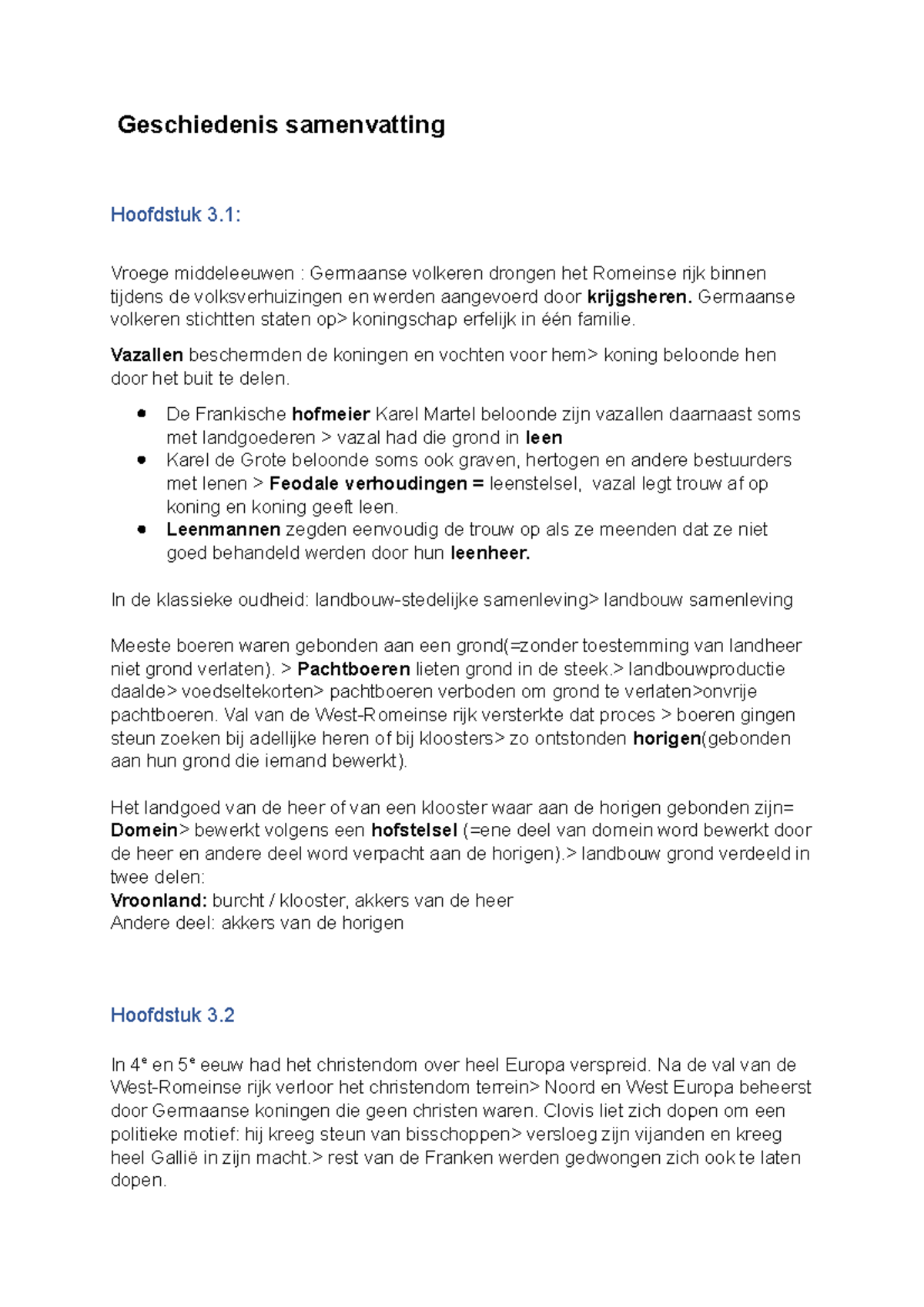 Geschiedenis Samenvattingen - Geschiedenis Samenvatting Hoofdstuk 3 ...