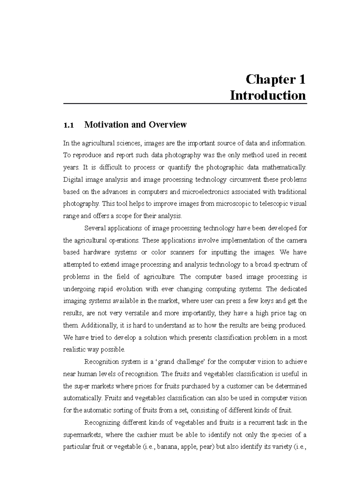 Sample chapter gyughiuh - Chapter 1 Introduction 1 Motivation and ...