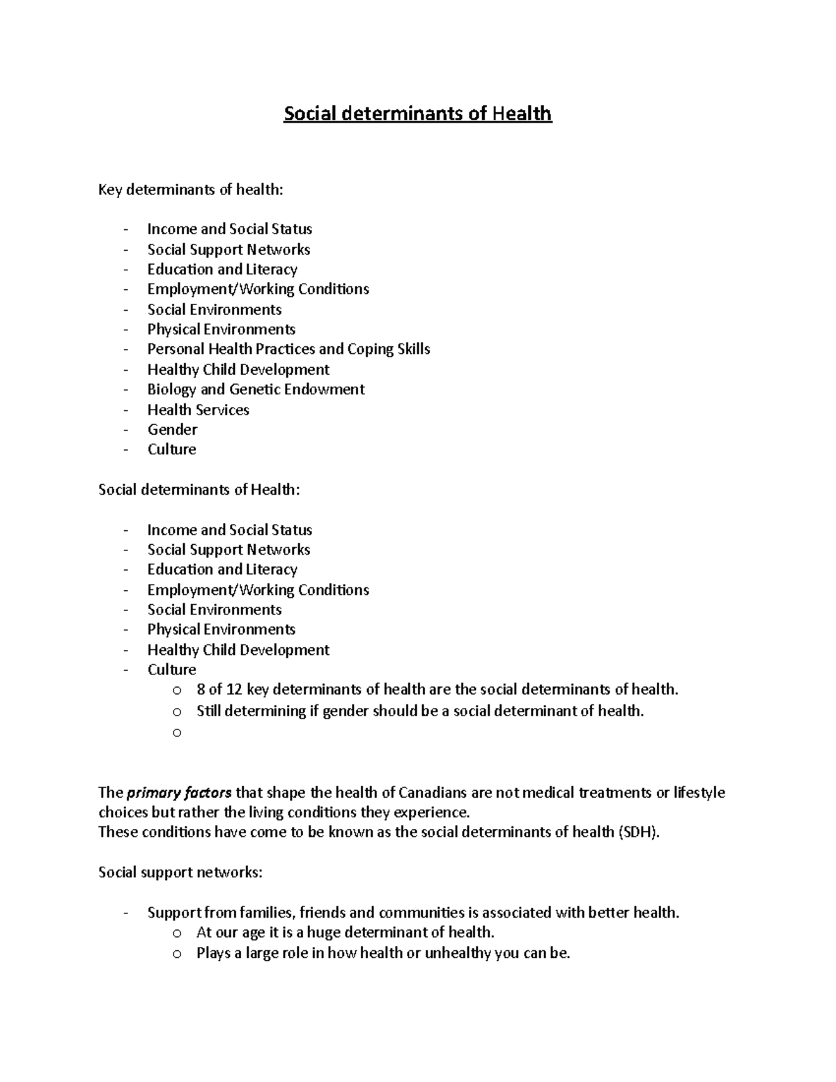 social determinants of health essay introduction