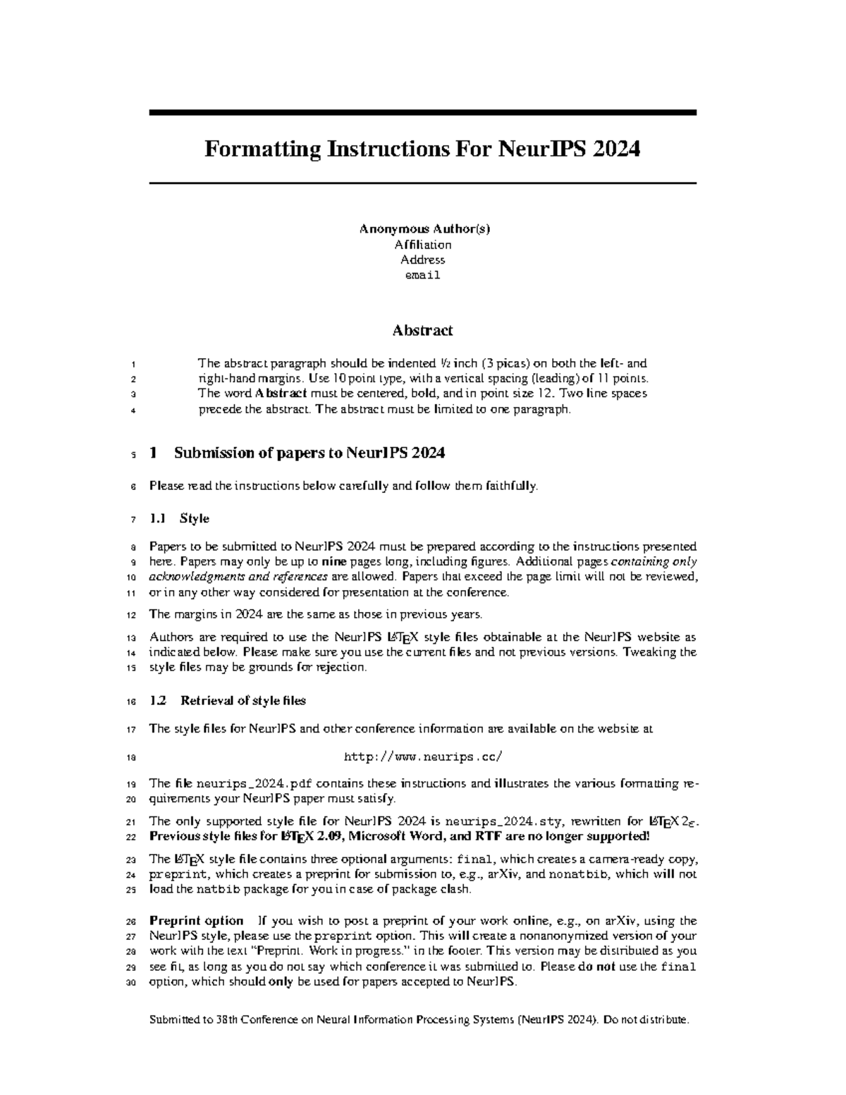 Neurips 2024 nnhvbhv Formatting Instructions For NeurIPS 2024